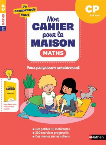 Mon Cahier Pour La Maison – Mathematiques- Cp – Cuốn