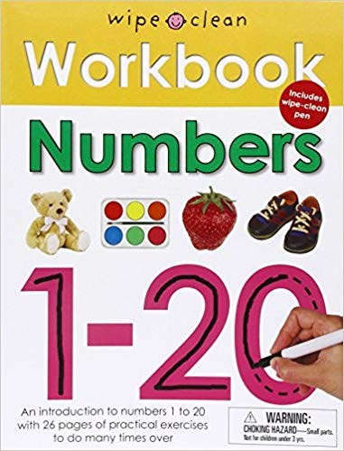 Wipe Clean Workbook Numbers 1-20