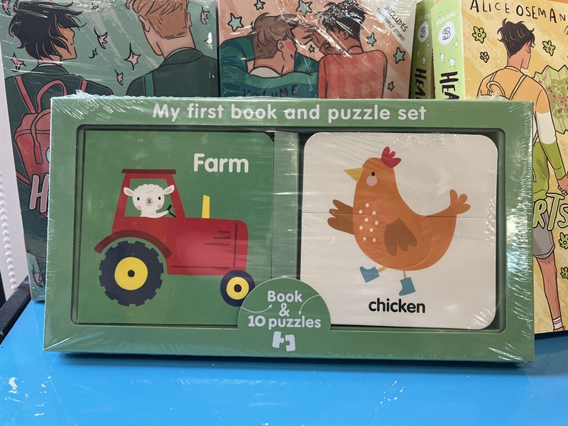 First Learning Book And Puzzle Set: Farm (July) – Cuốn