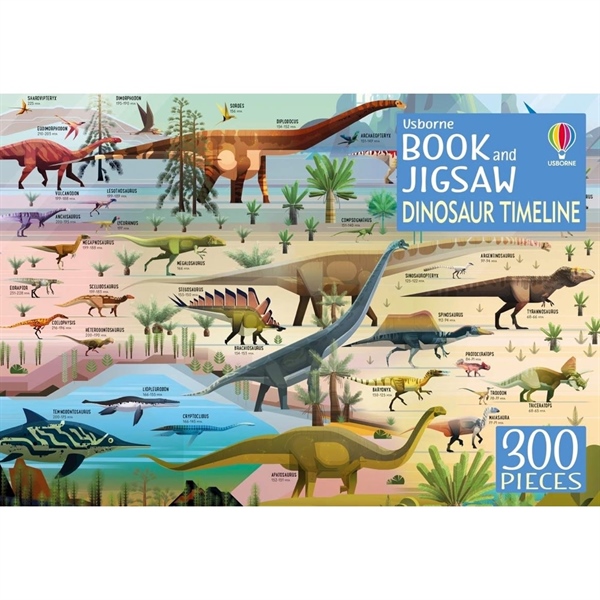 Dinosaur Timeline Book and Jigsaw