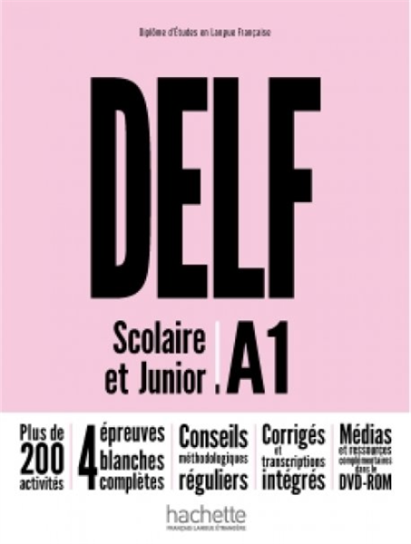 DELF A1 Scolaire et Junior + DVD-ROM (audio + vidéo) – Nouvelle édition
