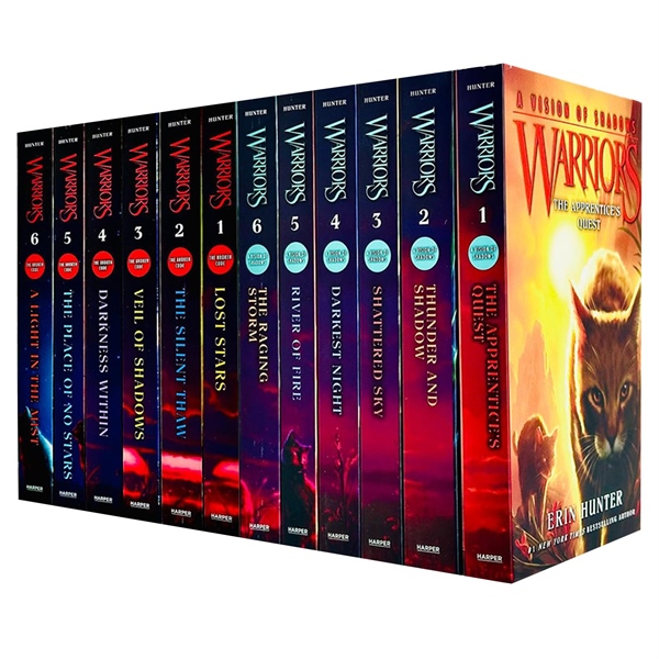 Warrior Cats Volume 25 – 36 Books Collection Set (The Complete Sixth Series (Warriors: A Vision of Shadows Volume 25 – 30) & The Complete Seventh Series (Warriors: The Broken Code Volume 31 – 36) – Cuốn