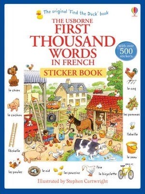 First Thousand Words In French Sticker Book