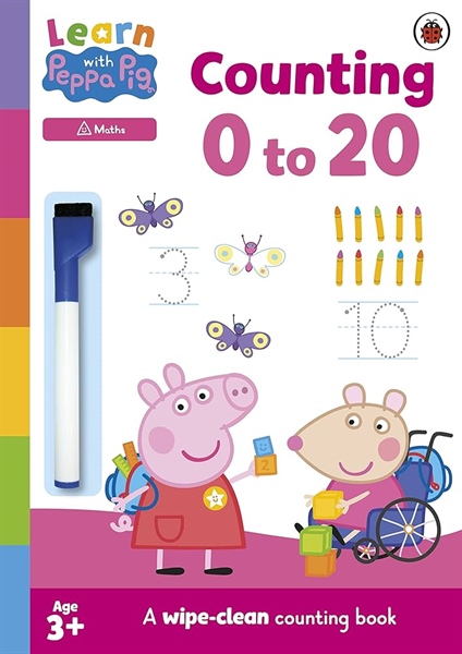 Learn with Peppa: Counting 0–20 – Cuốn