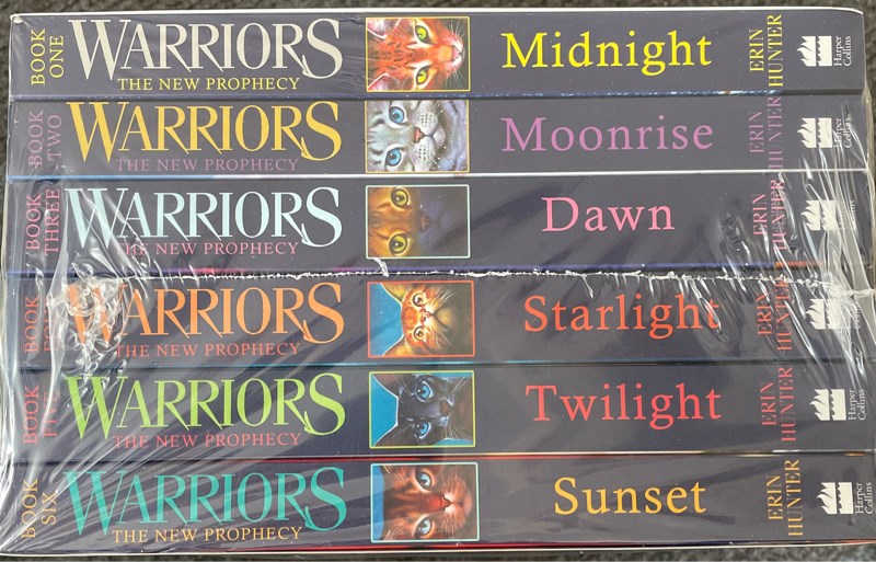 Warrior Cats – The New Prophecy 6 Books Collection Pack Set (Midnight, Moonrise, Dawn, Starlight, Twilight, Sunset)