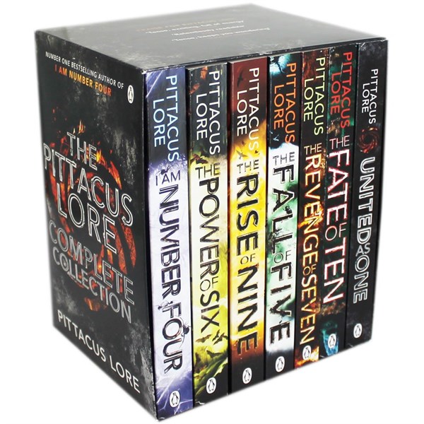 Pittacus Lore Collection Lorien Legacies Series 7 Books Set (I Am Number Four, Power of Six, Rise of Nine, Fall of Five, Revenge of (or 9780718189044)