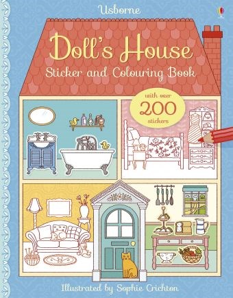 Doll’s House Sticker And Colouring Book