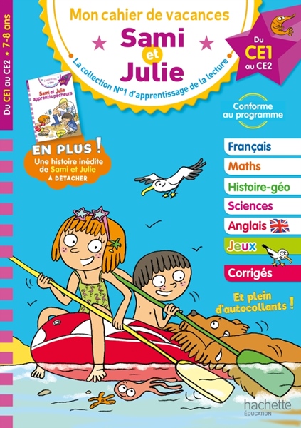 Sami Et Julie – Du Ce1 Au Ce2 – Cahier De Vacances 2023 – Cuốn