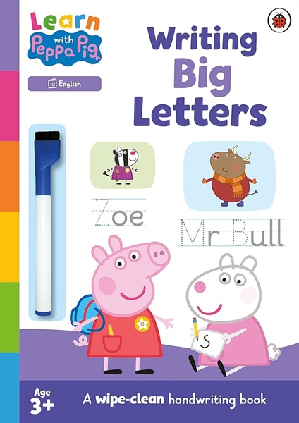 Learn with Peppa: Writing Big Letters – Cuốn