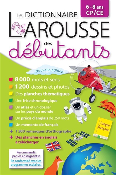 Le dictionnaire Larousse des débutants CP/CE