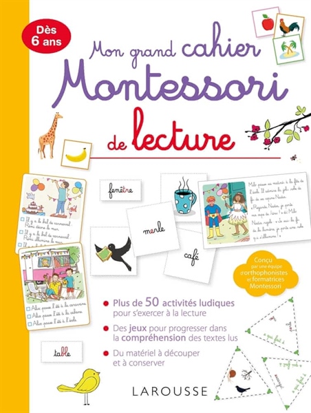 Mon Grand Cahier Montessori De Lecture – Cuốn