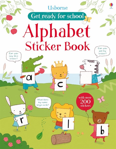 Get Ready For School: Alphabet Sticker Book