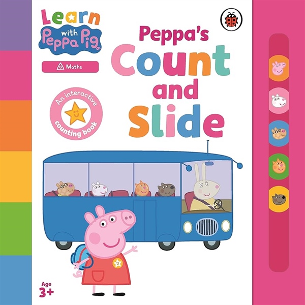 Learn with Peppa: Peppa’s Count and Slide – Cuốn