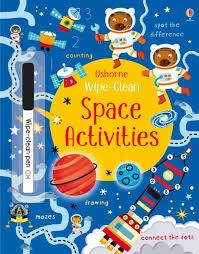 Wipe clean Space Activities