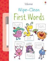 Wipe clean First words + tặng bút viết