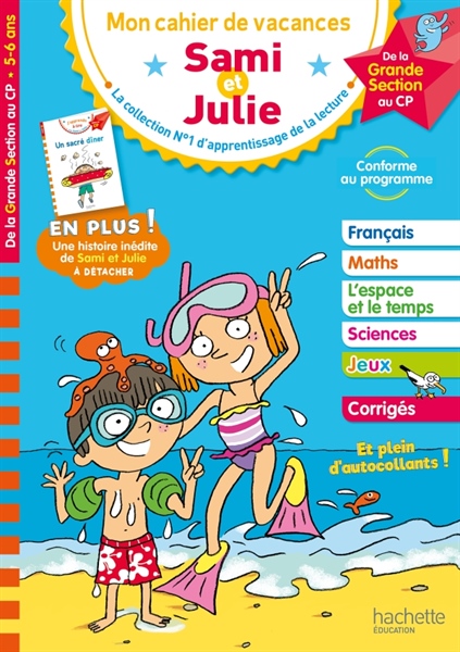 Sami Et Julie – De La Grande Section Au Cp – Cahier De Vacances 2023 – Cuốn