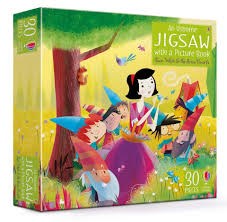USBORNE JIGSAW WITH A PICTURE BOOK SNOW WHITE